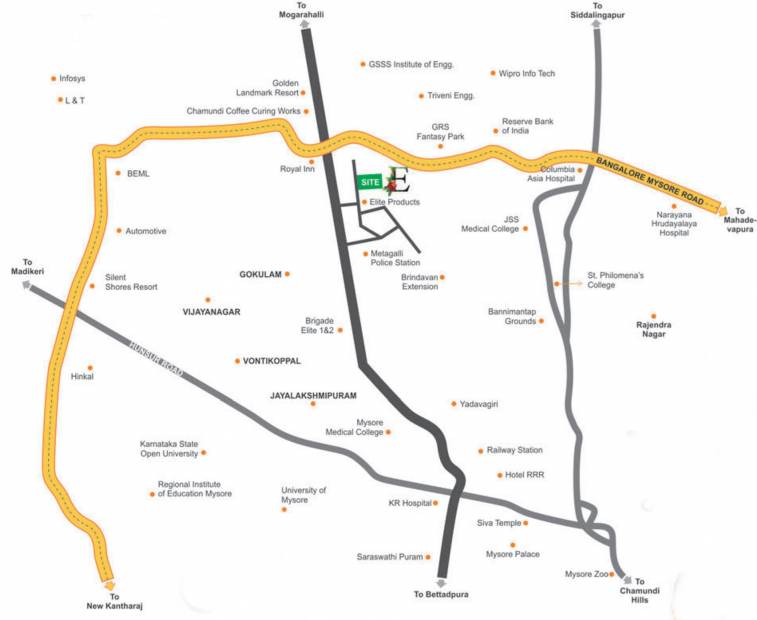 Images for Location Plan of Gayatri Vaishnaoi Eternis