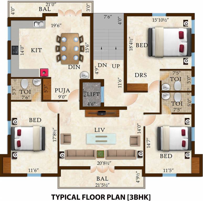 Images for Cluster Plan of Rams White House
