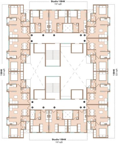  neoskies Marathon Neoskies 1 Cluster Plan from 1st to 22th Floor