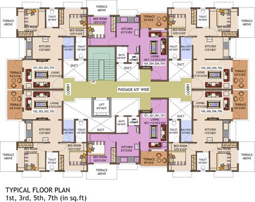  shruti-pushp Images for Cluster Plan of Prasiddhi Shruti Pushp