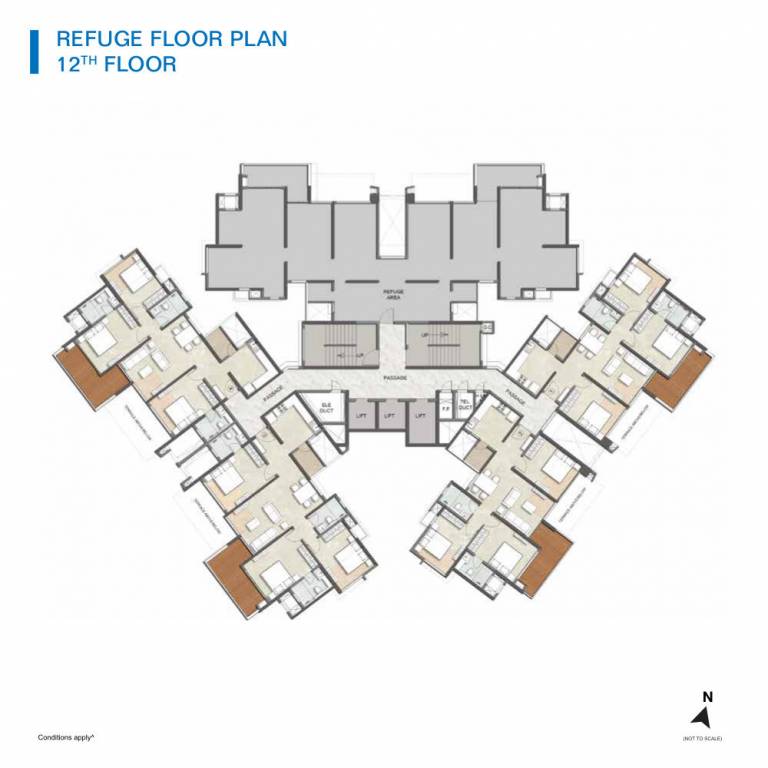 exquisite wing 3 Wing 3   Sierra Cluster Plan for 12th Floor