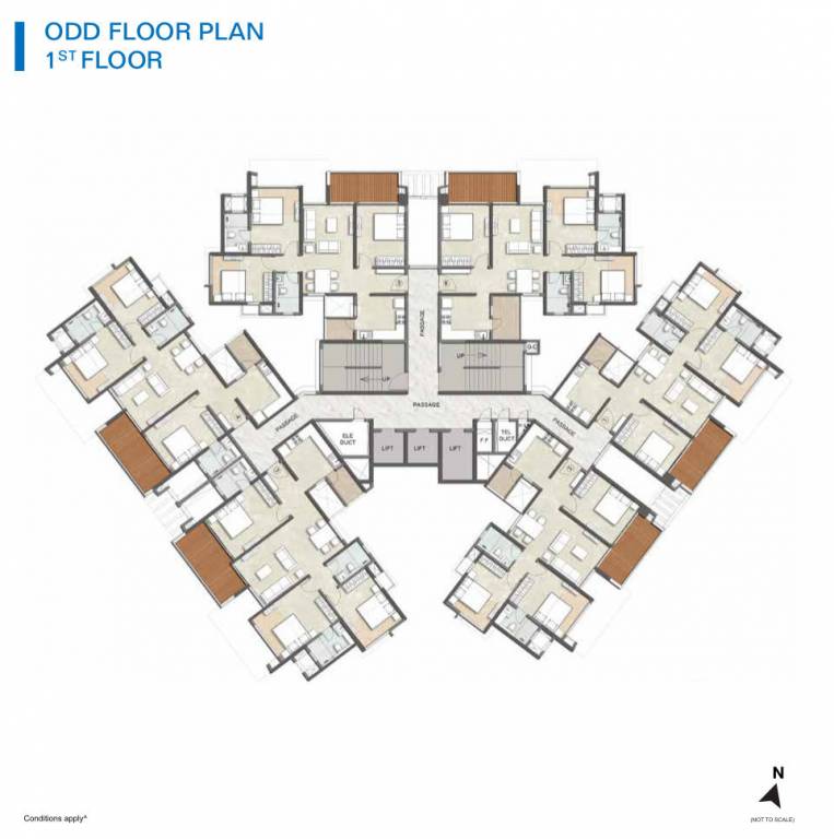  exquisite wing 3 Wing 3   Sierra Cluster Plan for 1st Floor