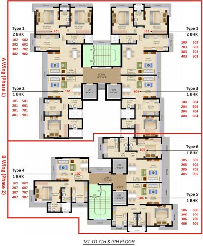 Images for Cluster Plan of National Blossom