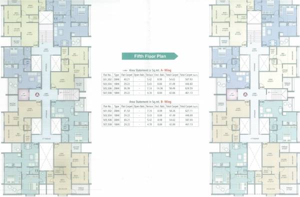  hillside-residency Cluster Plan