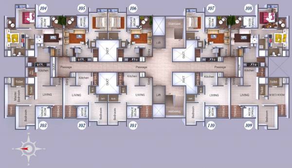  the-mpire Shivneri Cluster Plan