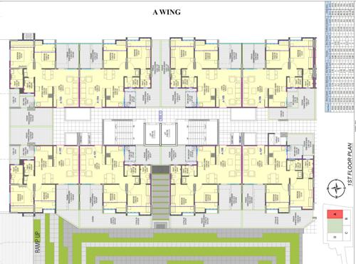  19-grand-west-wing-a 19 Grand West Wing A Cluster Plan for 1st Floor