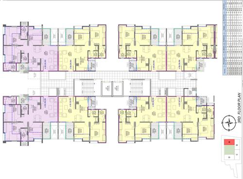 19-grand-west-wing-a 19 Grand West Wing A Cluster Plan for 3rd Floor