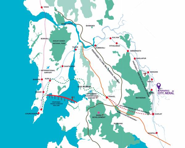  puraniks-city-neral Location Plan