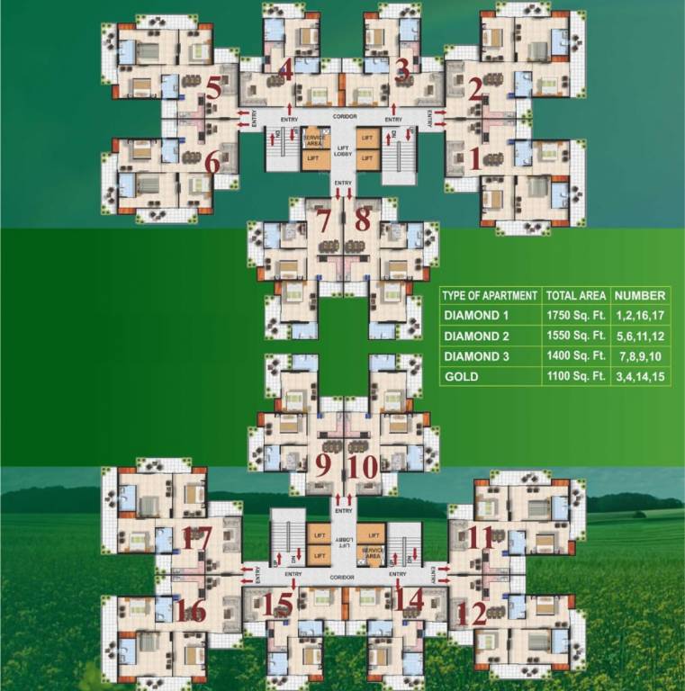 Images for Cluster Plan of Arocon Rainbow
