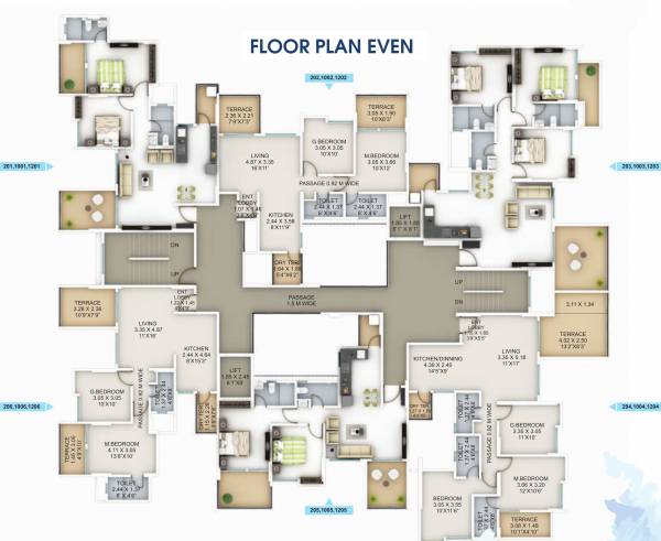 Images for Cluster Plan of Aaiji Surobhi Township Wing G