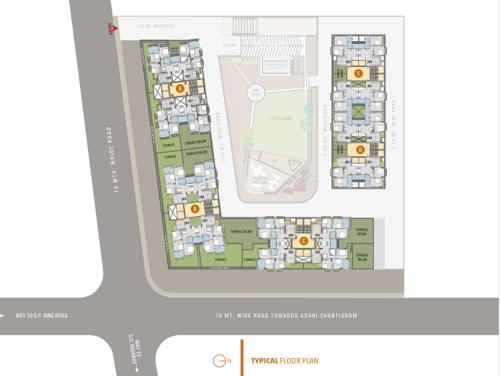  magnate-lifestyle Block A Cluster Plan for Typical Floor 