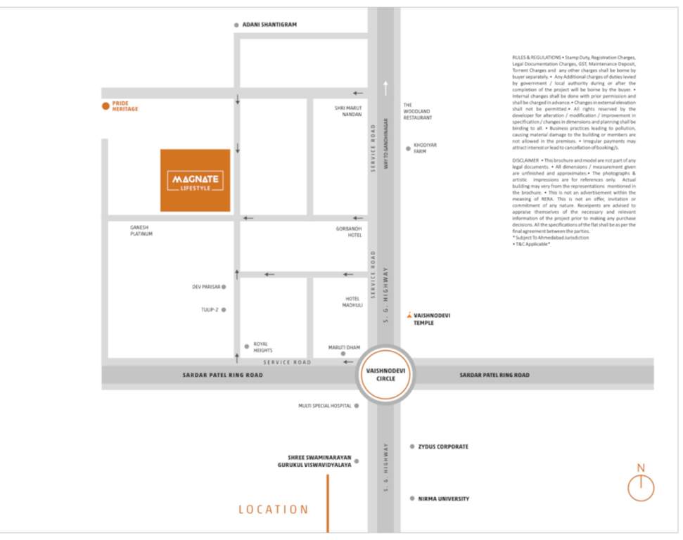  magnate lifestyle Location Plan