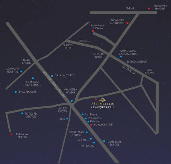  aishwaryam-comfort-gold Location Plan