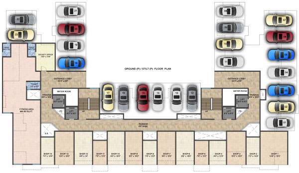 Images for Cluster Plan of Sai Shrushti Heritage