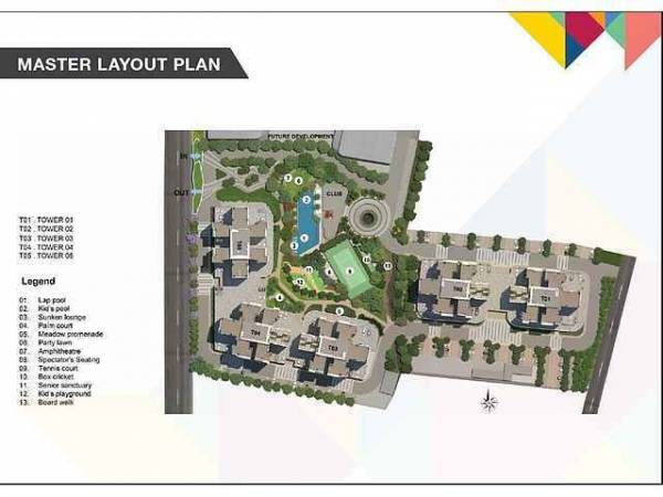 masterPlan of Godrej Nurture Phase 1
