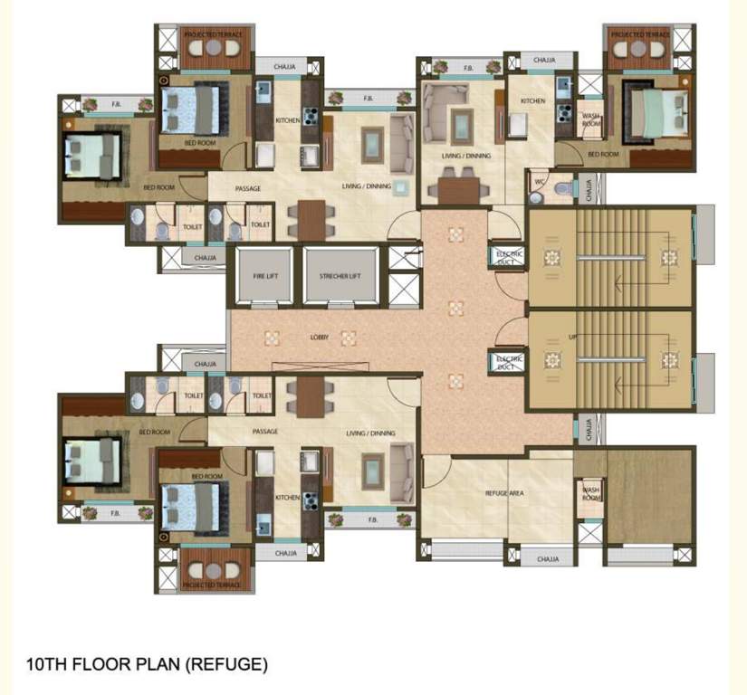  aurous Aurous Cluster Plan for 10th Floor