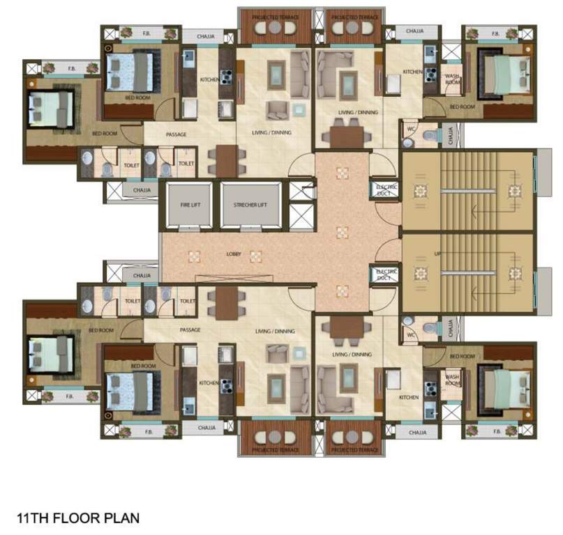  aurous Aurous Cluster Plan for 11th Floor