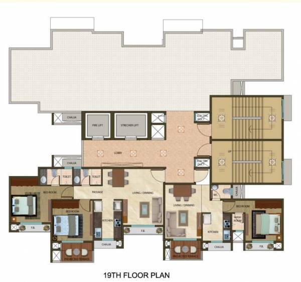  aurous Aurous Cluster Plan for 19th Floor