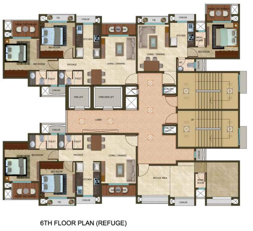  aurous Aurous Cluster Plan for 6th Floor