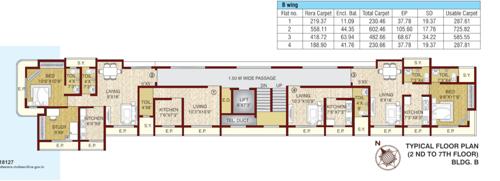  sky-court Sky Court B Wing Cluster Plan