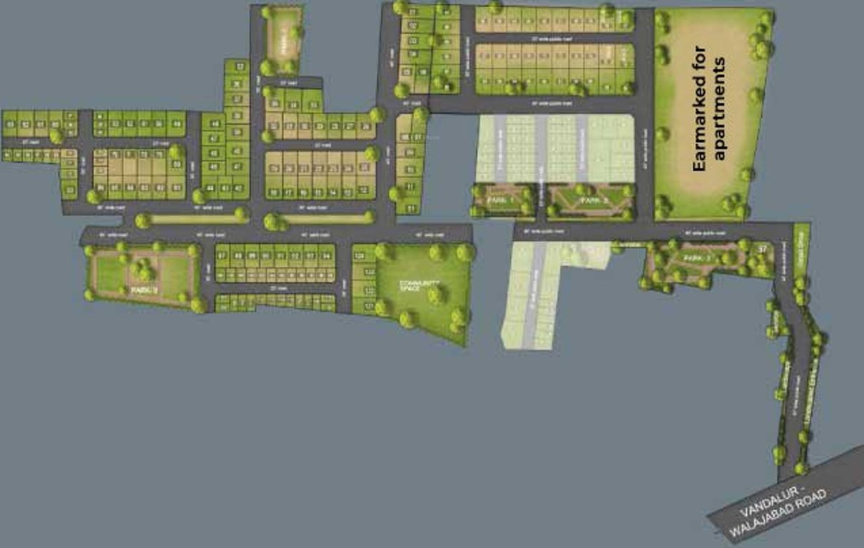 Images for Layout Plan of TVS Emerald Flourish Apartment