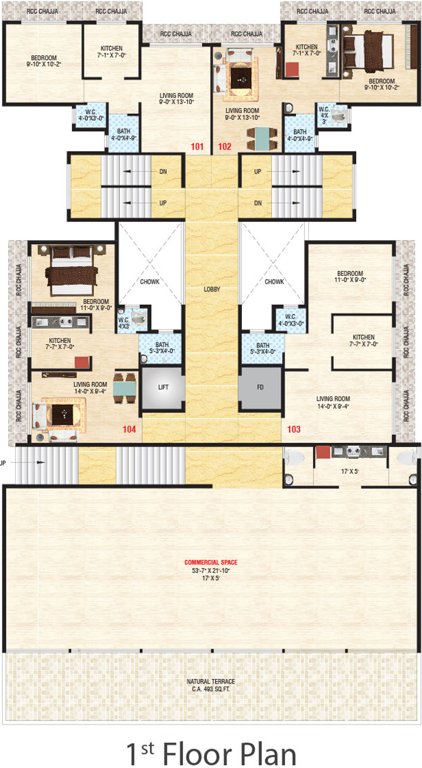 Images for Cluster Plan of Kohinoor Tarique Galaxy