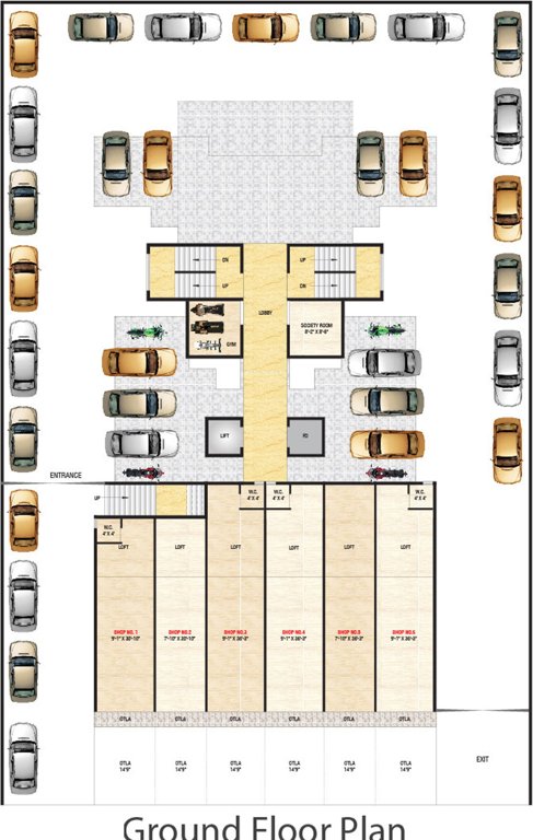 Images for Cluster Plan of Kohinoor Tarique Galaxy