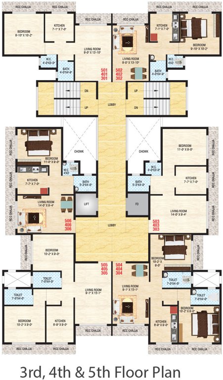 Images for Cluster Plan of Kohinoor Tarique Galaxy