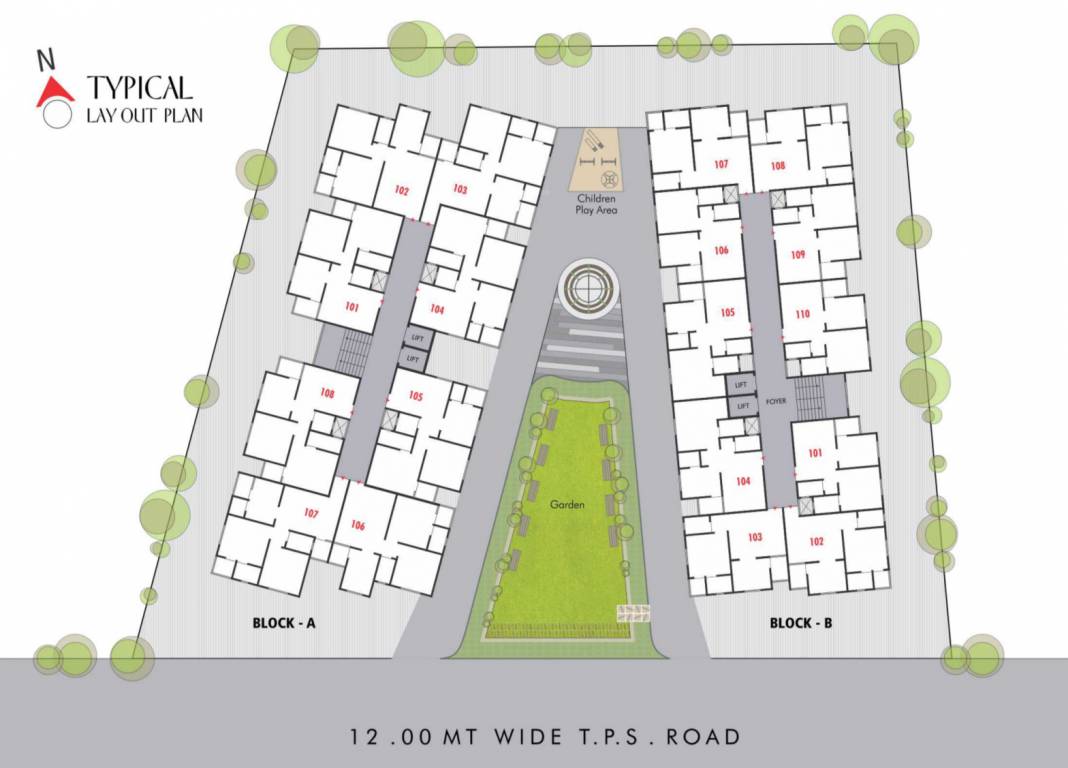 Images for Layout Plan of Yashraj Yash Flora