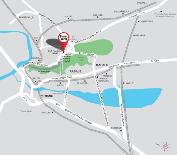 Images for Location Plan of Dosti Planet North Phase 2 Dosti Jade