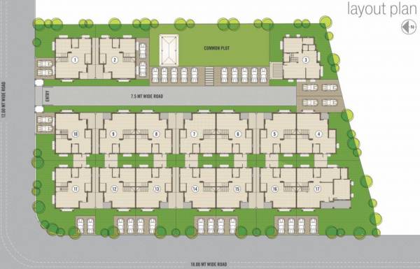 Images for Layout Plan of Nirman Shyam Belle Ville