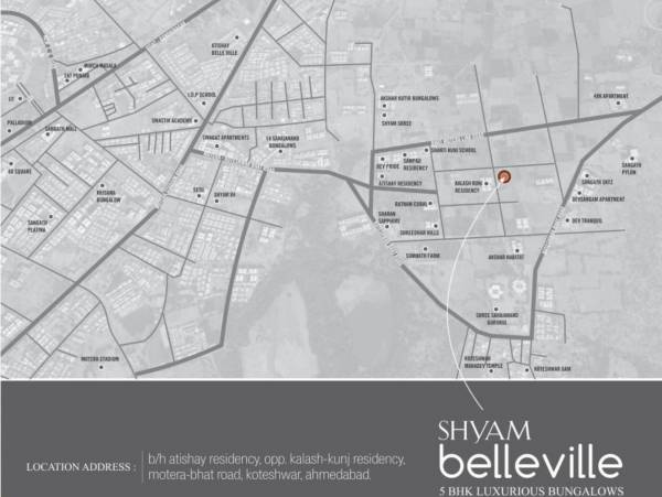 Images for Location Plan of Nirman Shyam Belle Ville