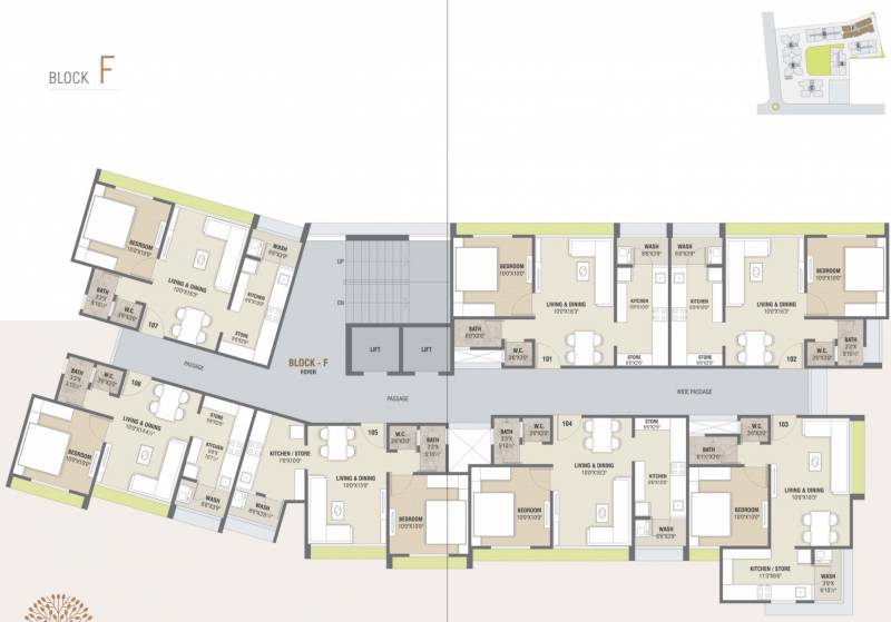  jaldeep-apartments Block C Cluster Plan