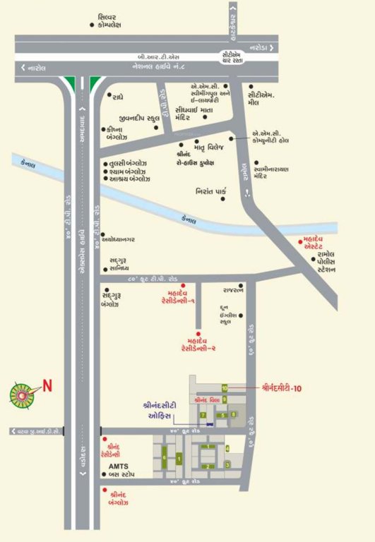 Images for Location Plan of Shree Shrinand City 10