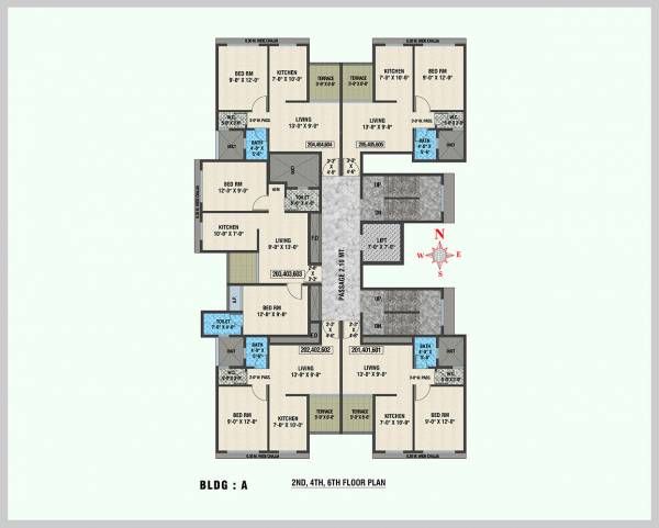  amber A Cluster Plan for 2nd Floor