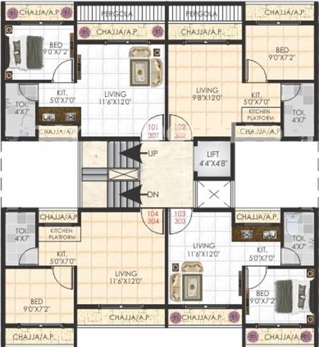 Images for Cluster Plan of Atharva V Niwas