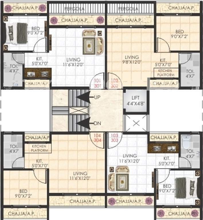 Images for Cluster Plan of Atharva V Niwas