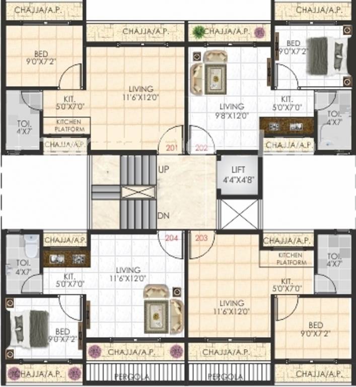 Images for Cluster Plan of Atharva V Niwas