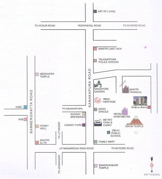 Images for Location Plan of Ree Rajarajeshware Krishna Dhama