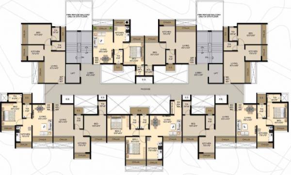  white-nest 4th, 6th, 8th Floor White Nest Cluster Plan