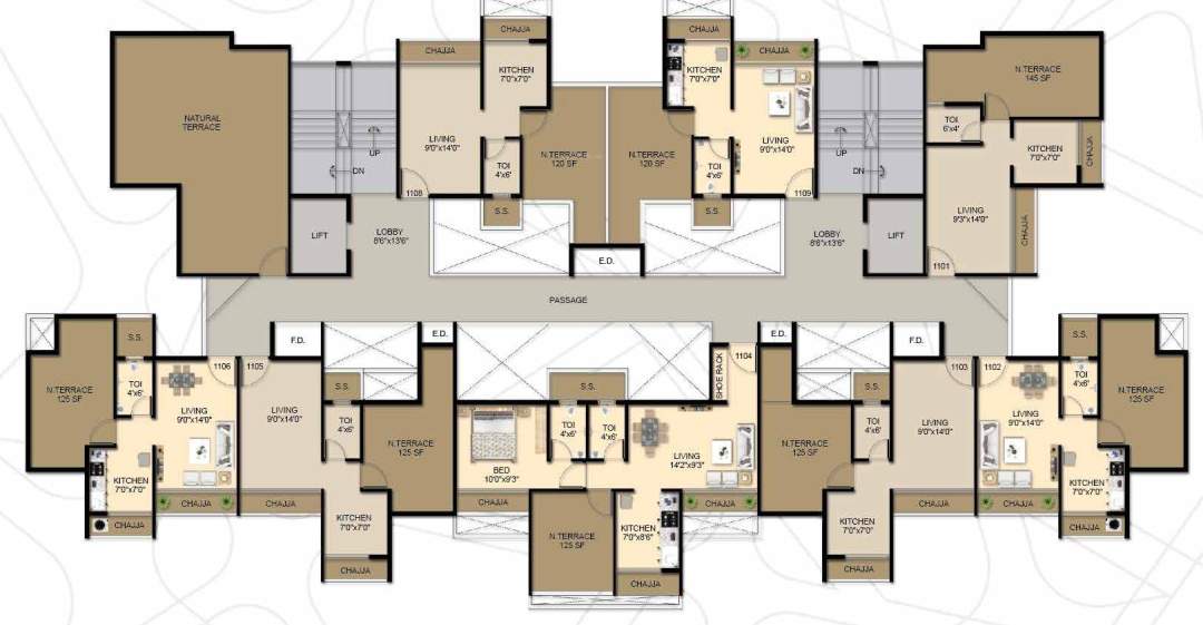  white nest Eleventh Floor White Nest Cluster Plan