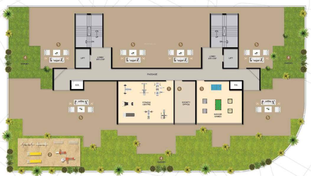  white nest First Floor White Nest Cluster Plan