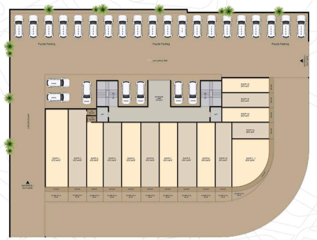  white nest Ground Floor White Nest Cluster Plan