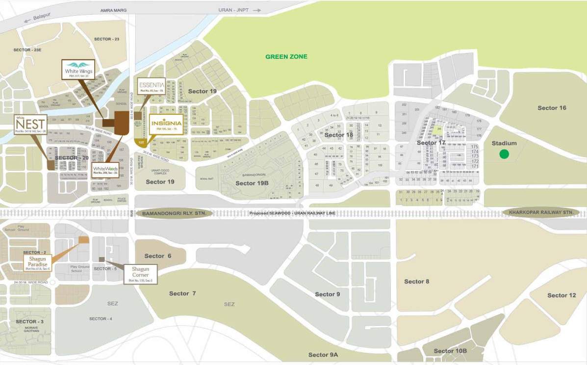  white nest Location Plan