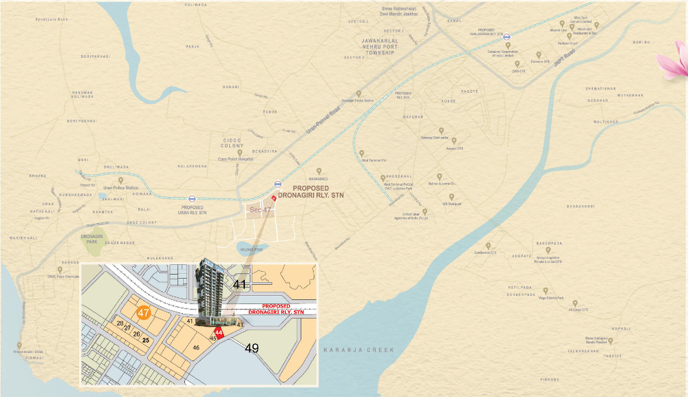  vaishnavi emperia Location Plan