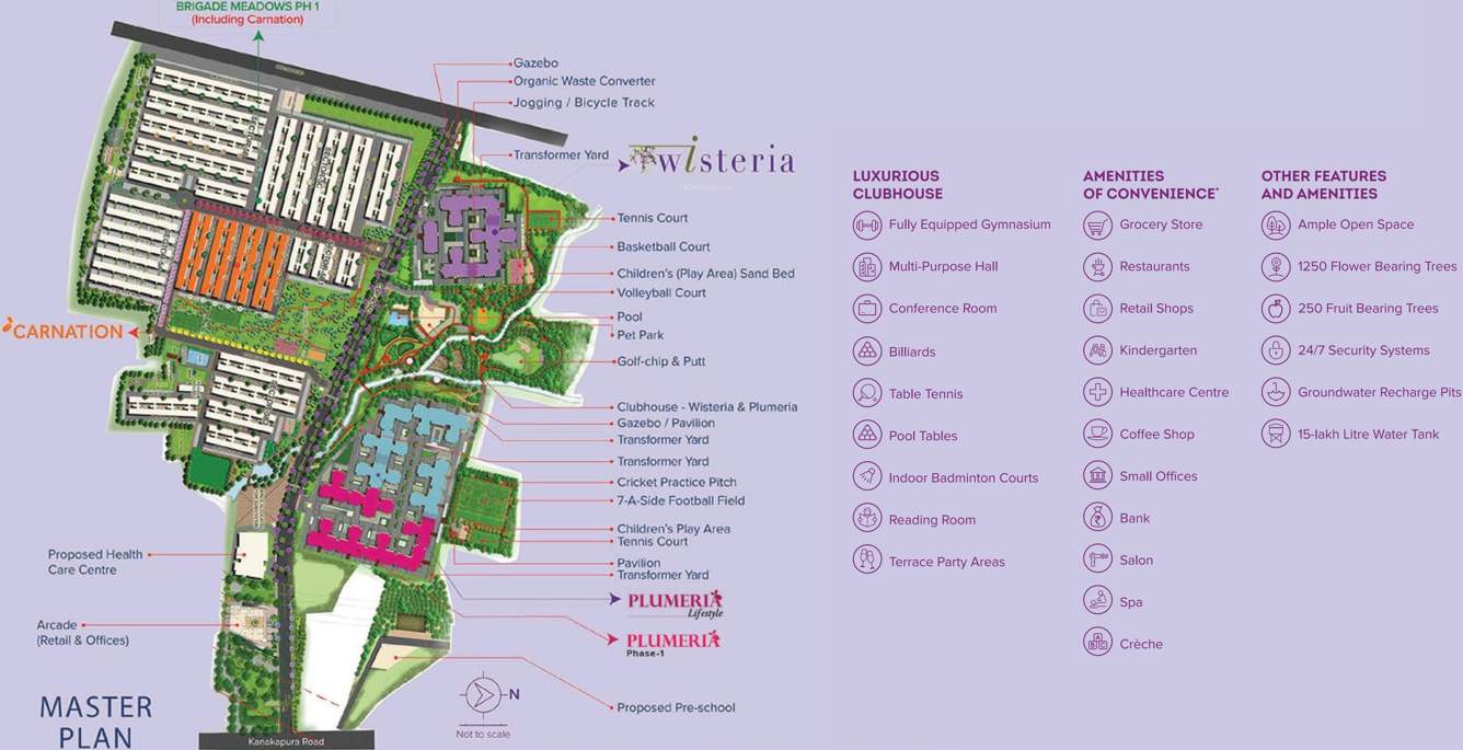  plumeria lifestyle at brigade meadows Images for Layout Plan of Brigade Plumeria Lifestyle At Brigade Meadows