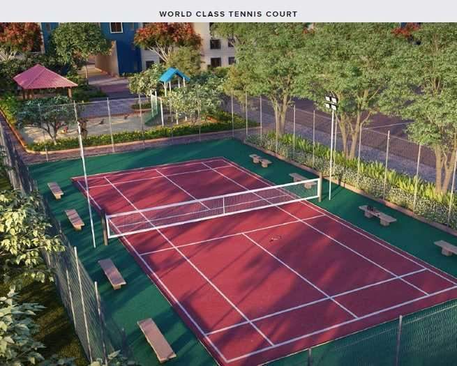  plumeria lifestyle at brigade meadows Lawn Tennis Court