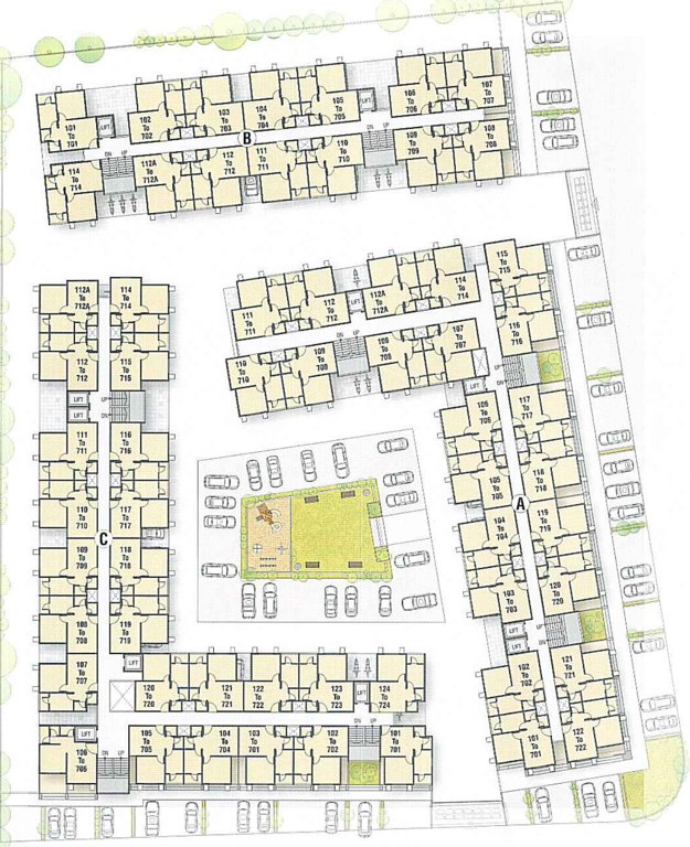 Images for Cluster Plan of Shantinath Ambuja Avenue