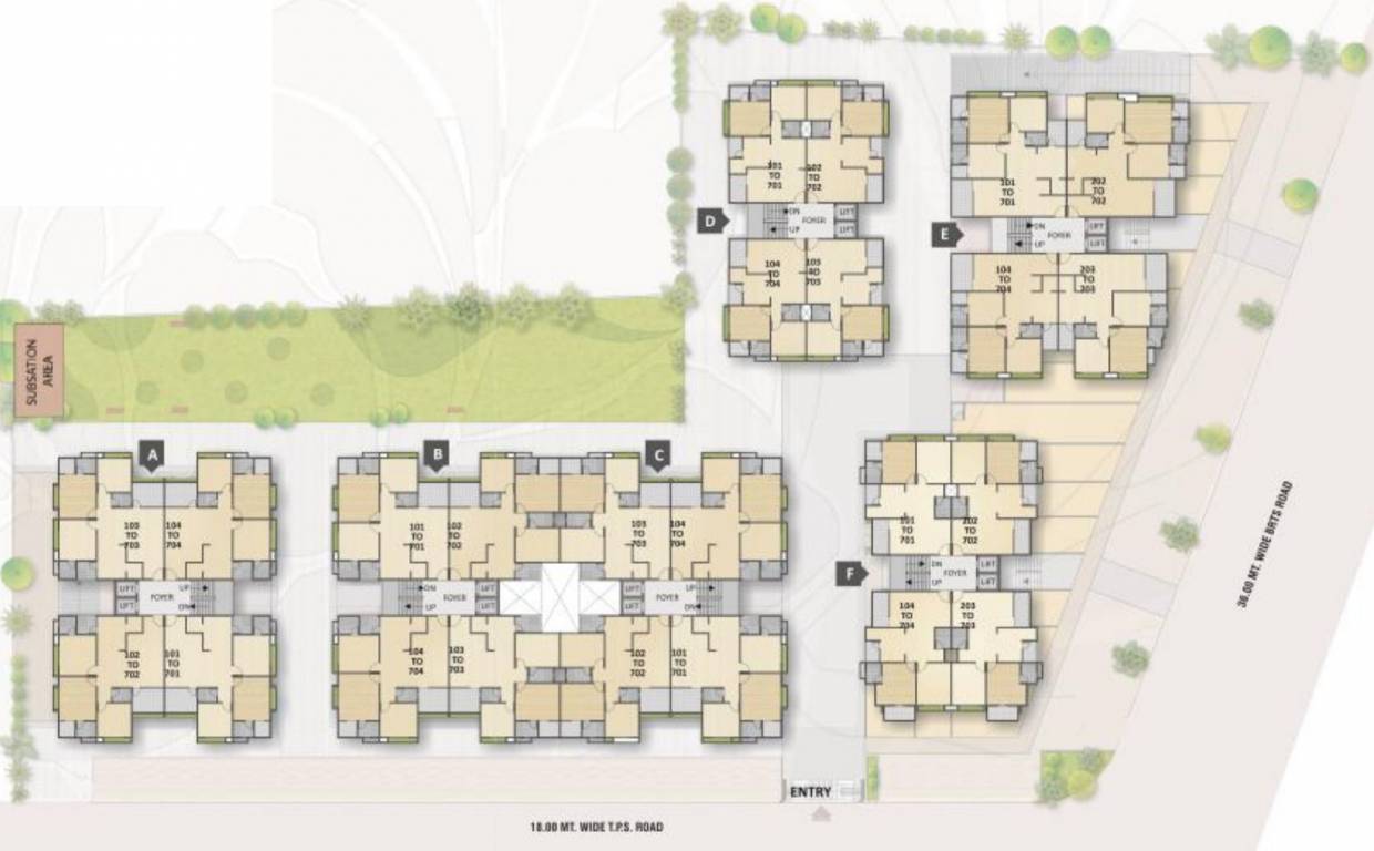  elegance Images for Layout Plan of Utsav Elegance