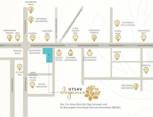  elegance Images for Location Plan of Utsav Elegance